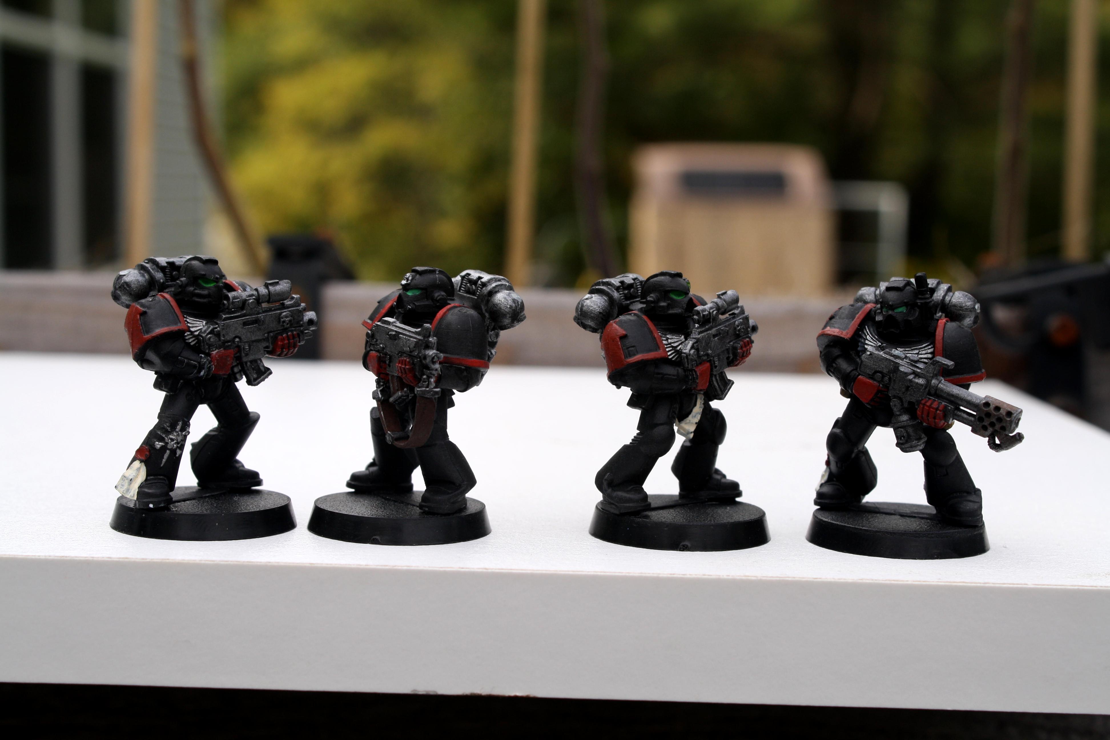 Black and red paint job