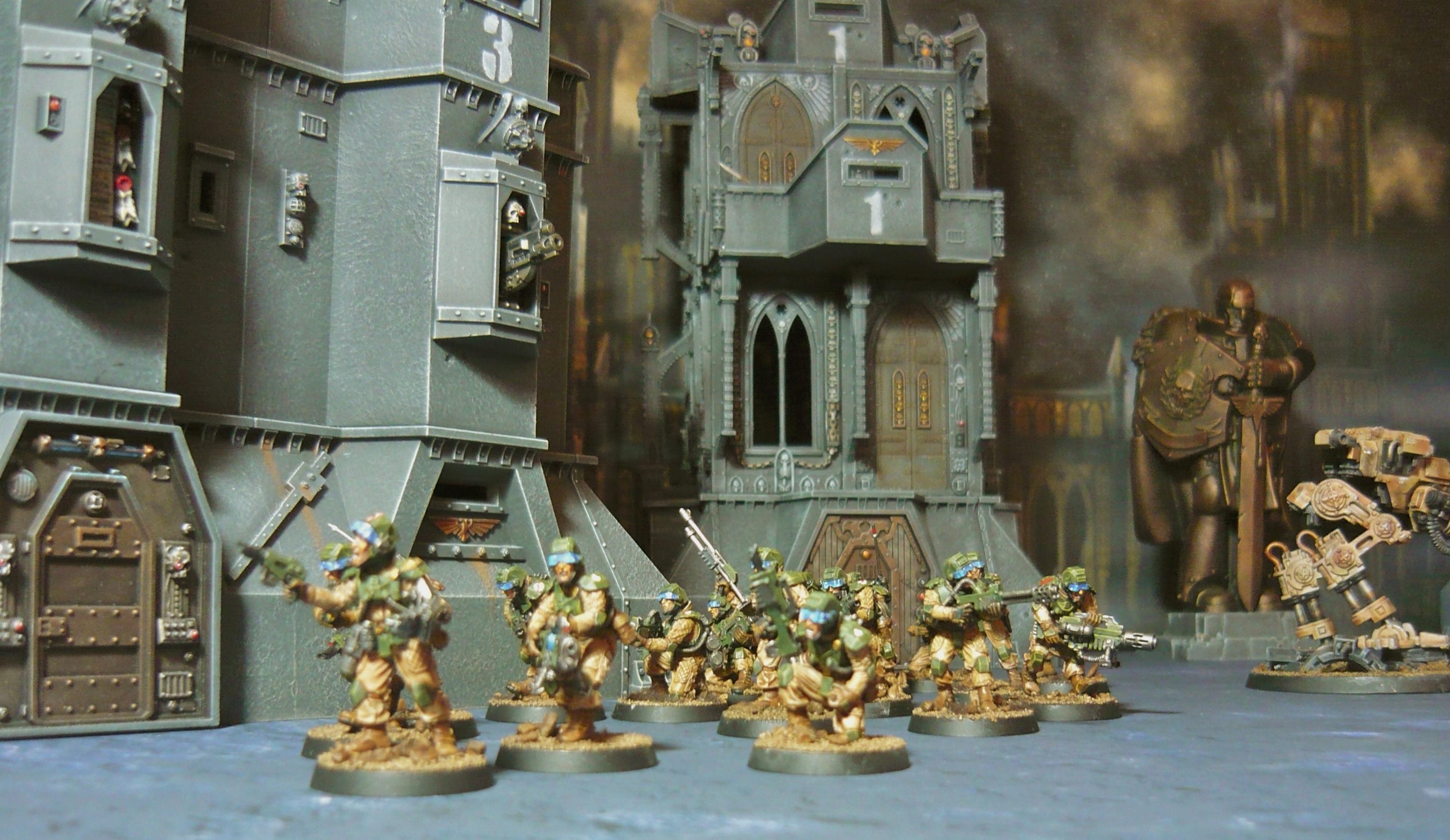 Buildings, Drop Sentinel, Elysian, Imperial Guard, Terrain