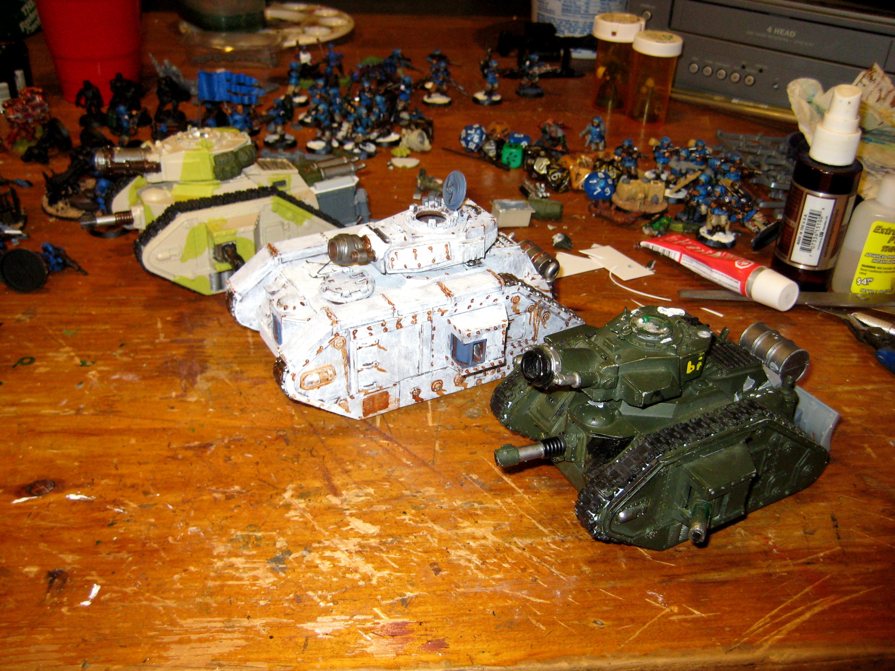 Imperial Guard, Leman Russ, Work In Progress