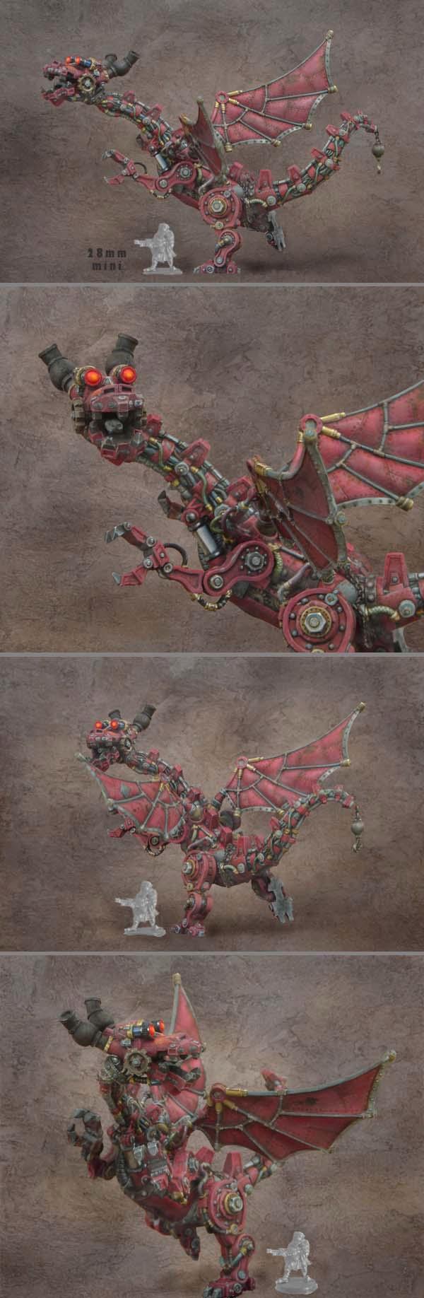 Armorcast, Dragon, Science-fiction, Steampunk