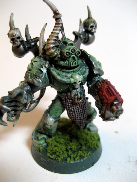 Champion, Chaos Space Marines, Daemons, Nurgle, Plague Marines