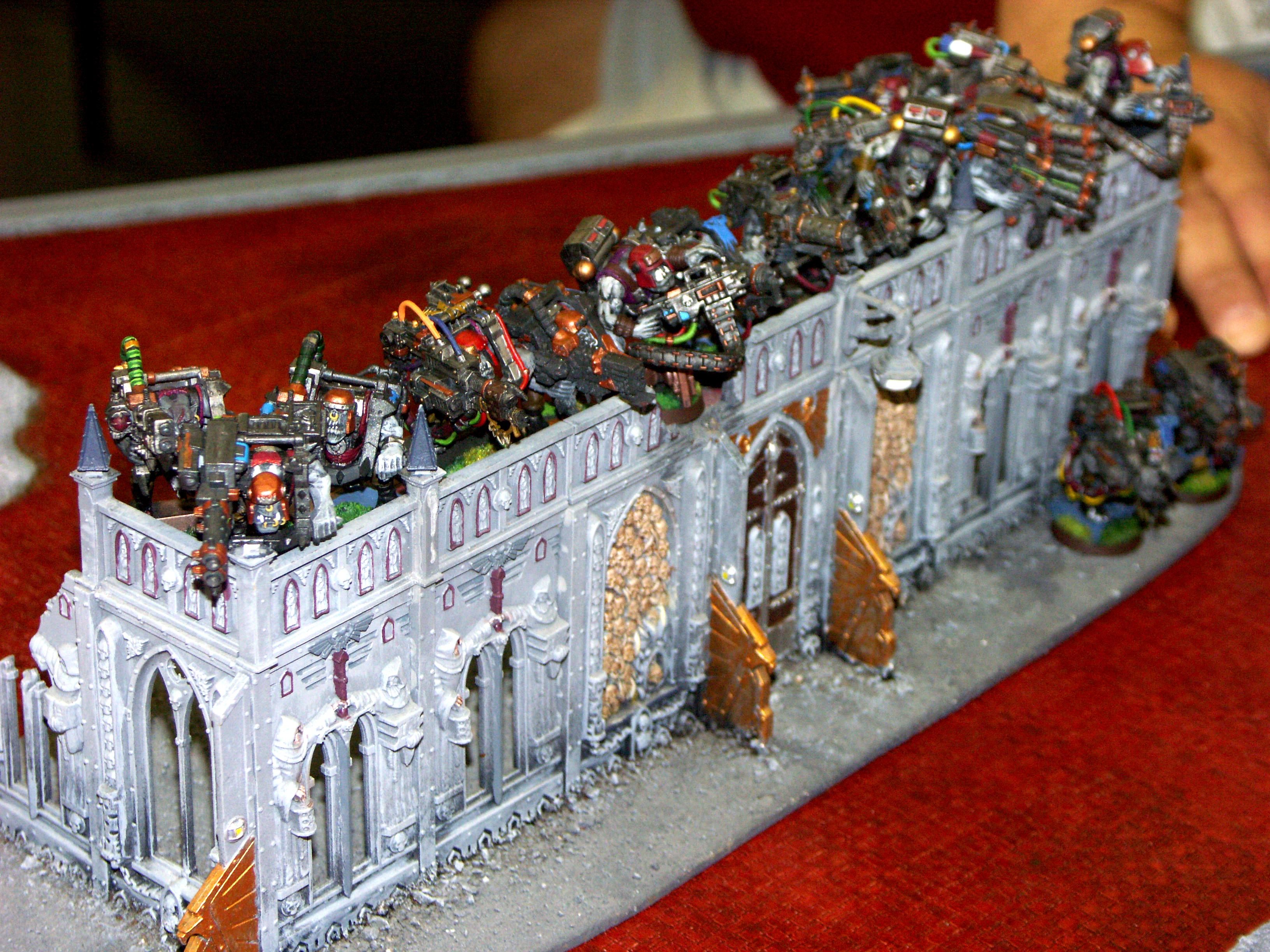 Battlement, Deff Gunz, Lootas, Orks, Terrain