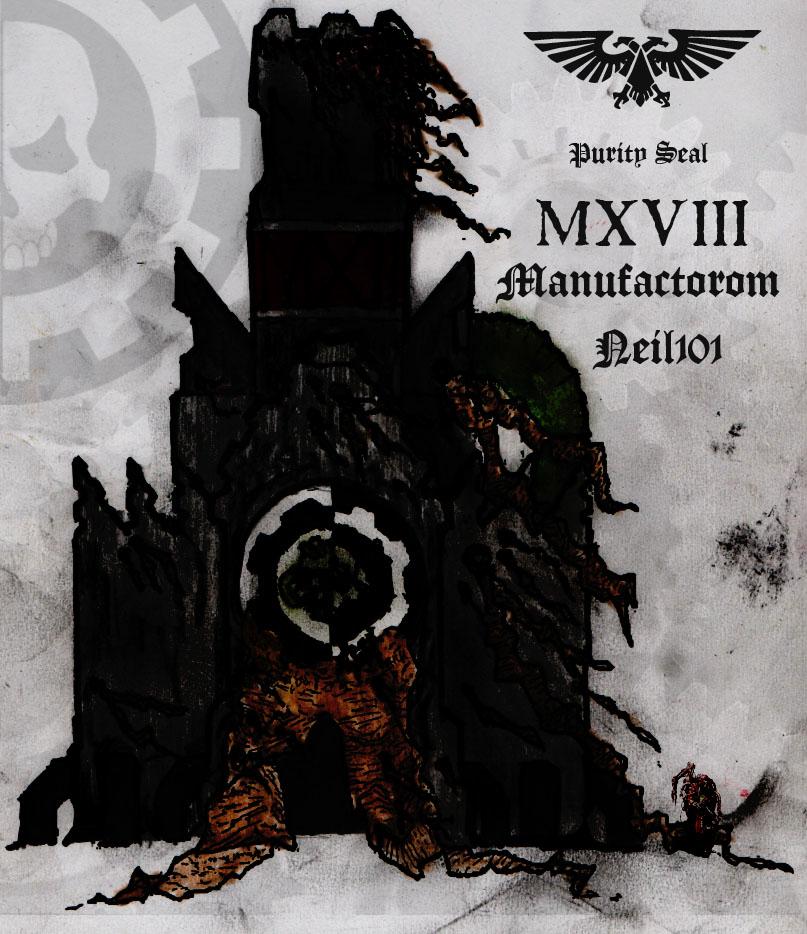 Adaptus Mechanicus, Cities Of Death, Concept, Designs, Manufactorum, Painting, Purity Seal, Servitors