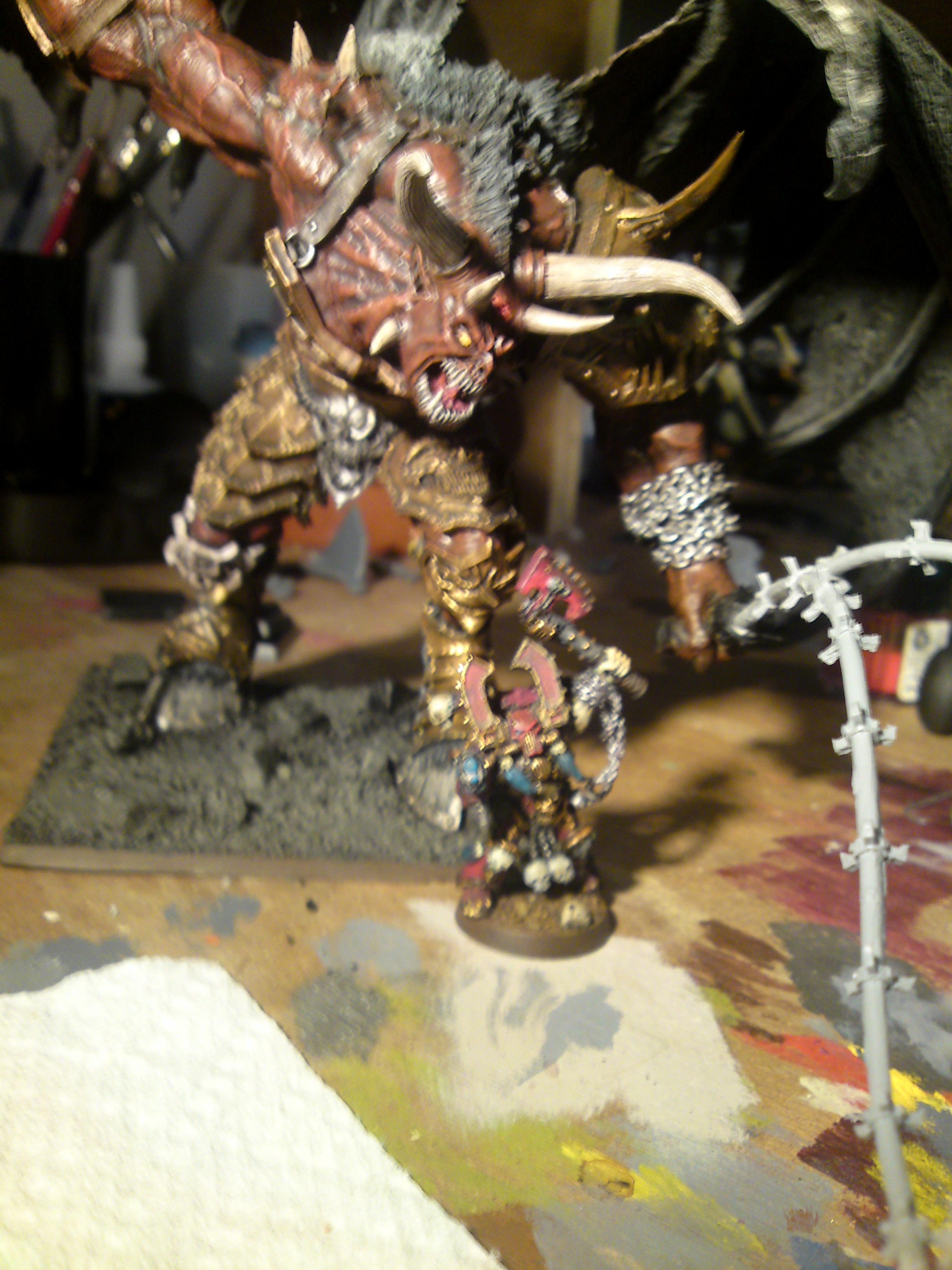 Bloodthirster, Chaos, Daemons, Forge World, Greater Daemon, Khorne, Work In Progress
