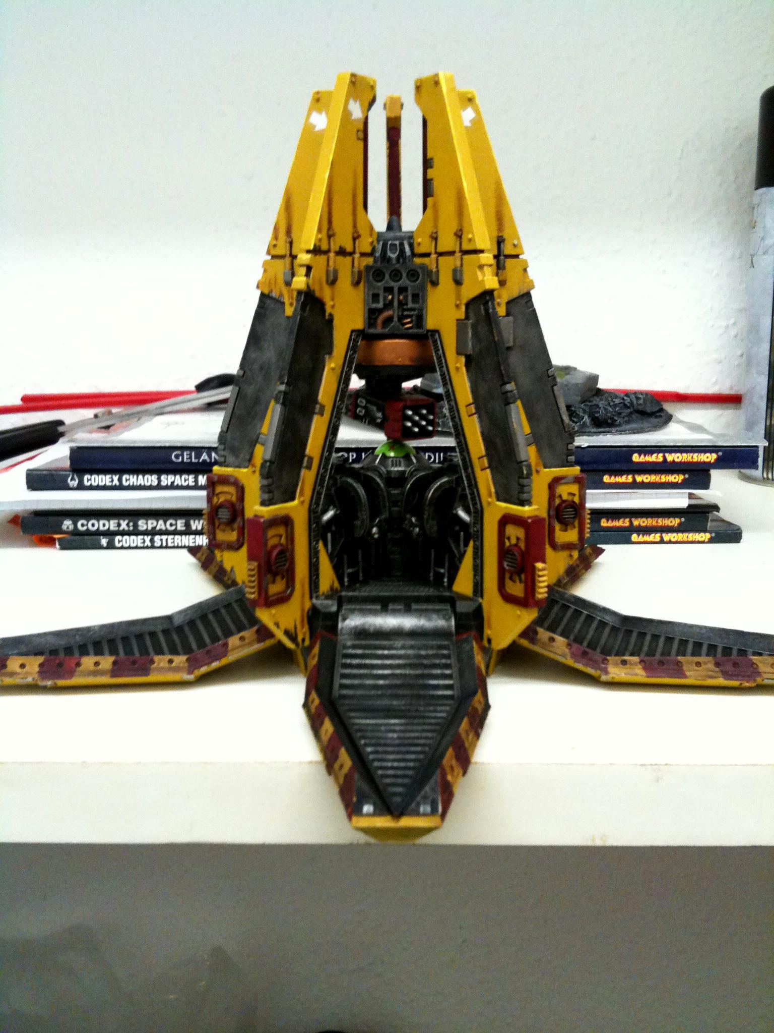 Cybot, Dorn, Droppod, Finished, Fist, Freehand, Imperial, Legio, Space Marines, Warhammer 40,000