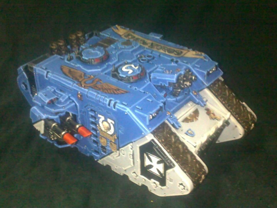 God Hammer, Land Raider, Smurf, Ultramarines, Warhammer 40,000