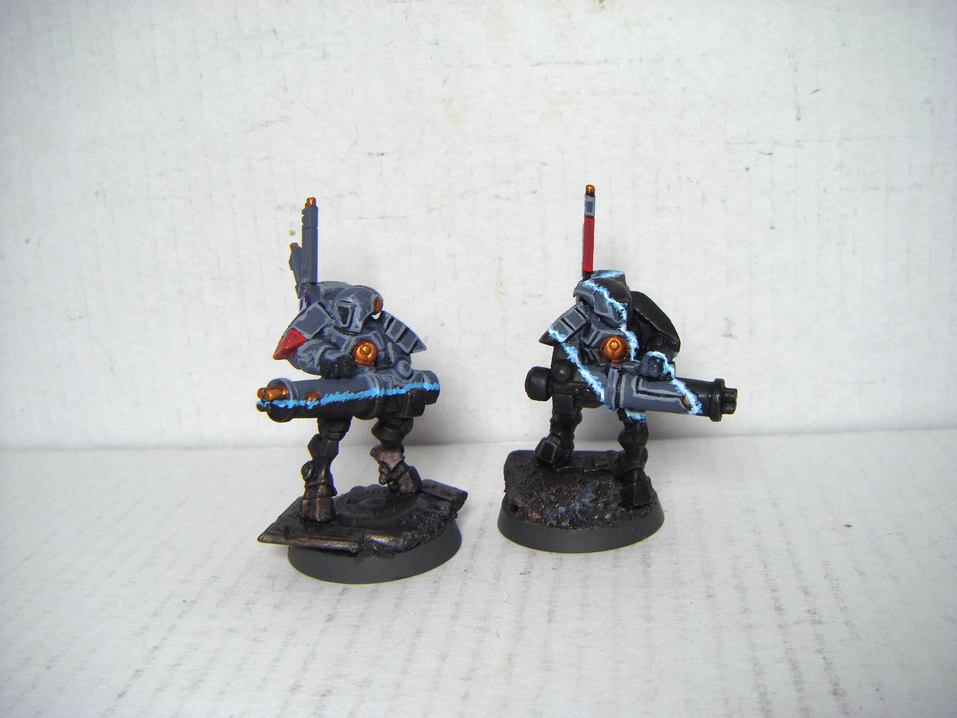 Stealth Suit, Tau, XV15 Painting WIP