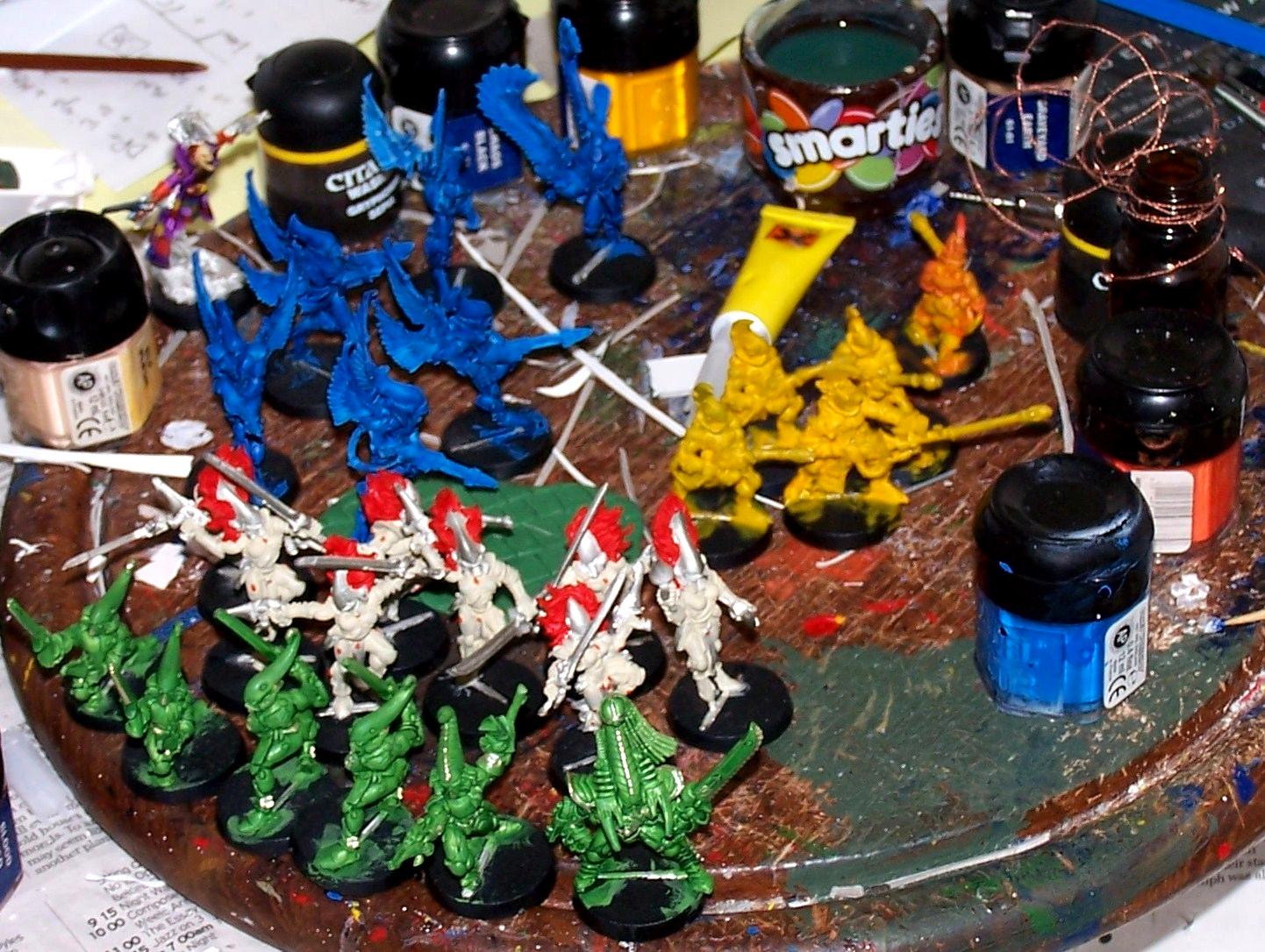 Craftworld, Eldar, Lugganath, Painting, Painting Table, Silvermk2, Work In Progress