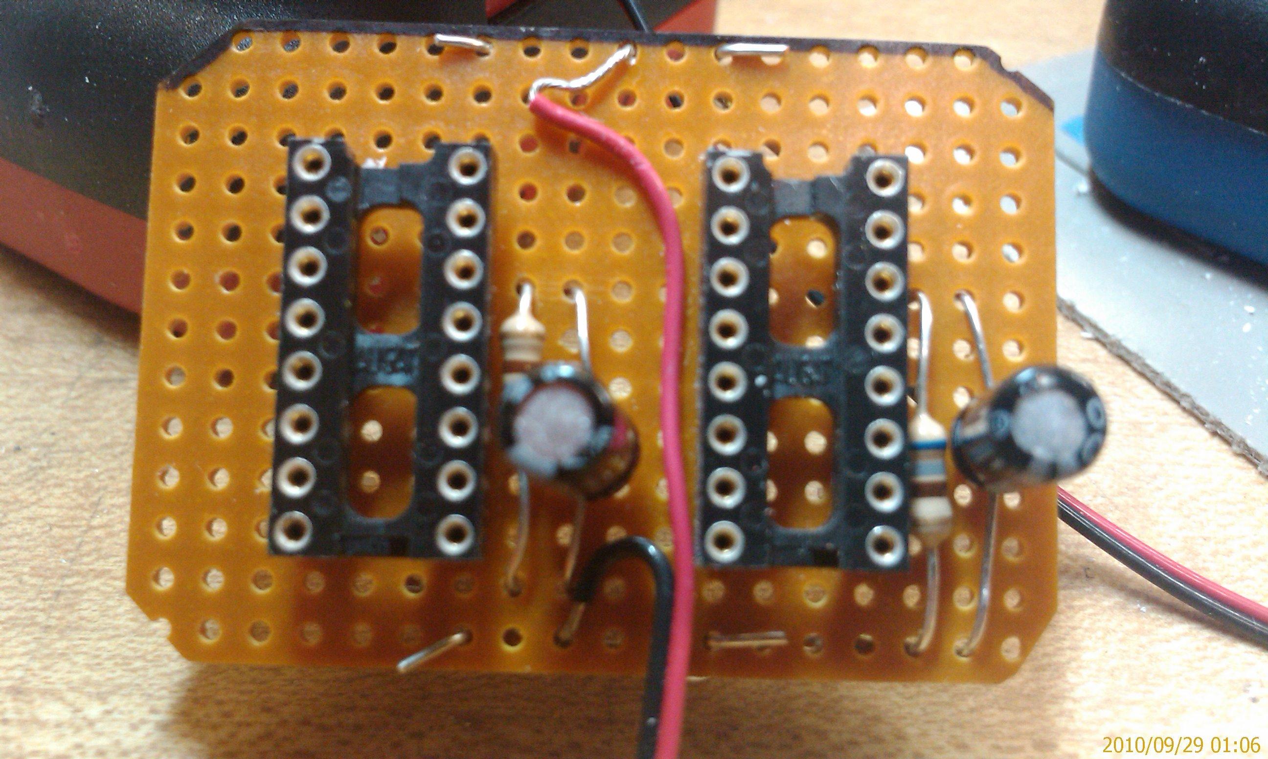 Warhound Titan damage control LED circuit board