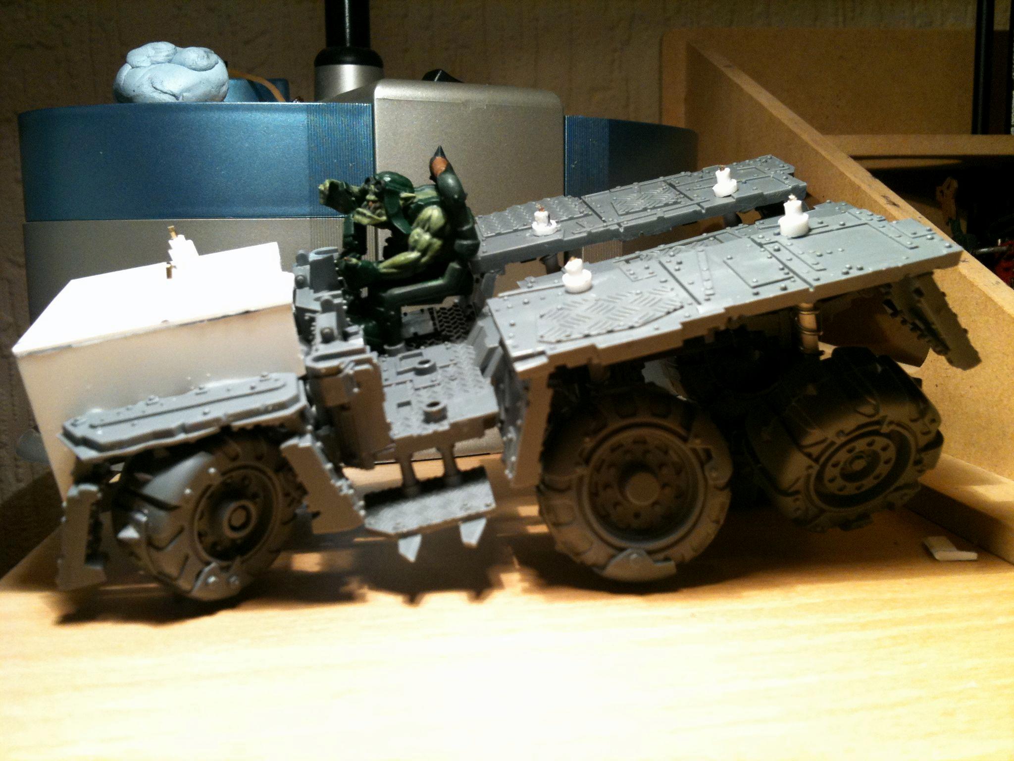 Da Dark Angelz, Orks, Trukk, Work In Progress