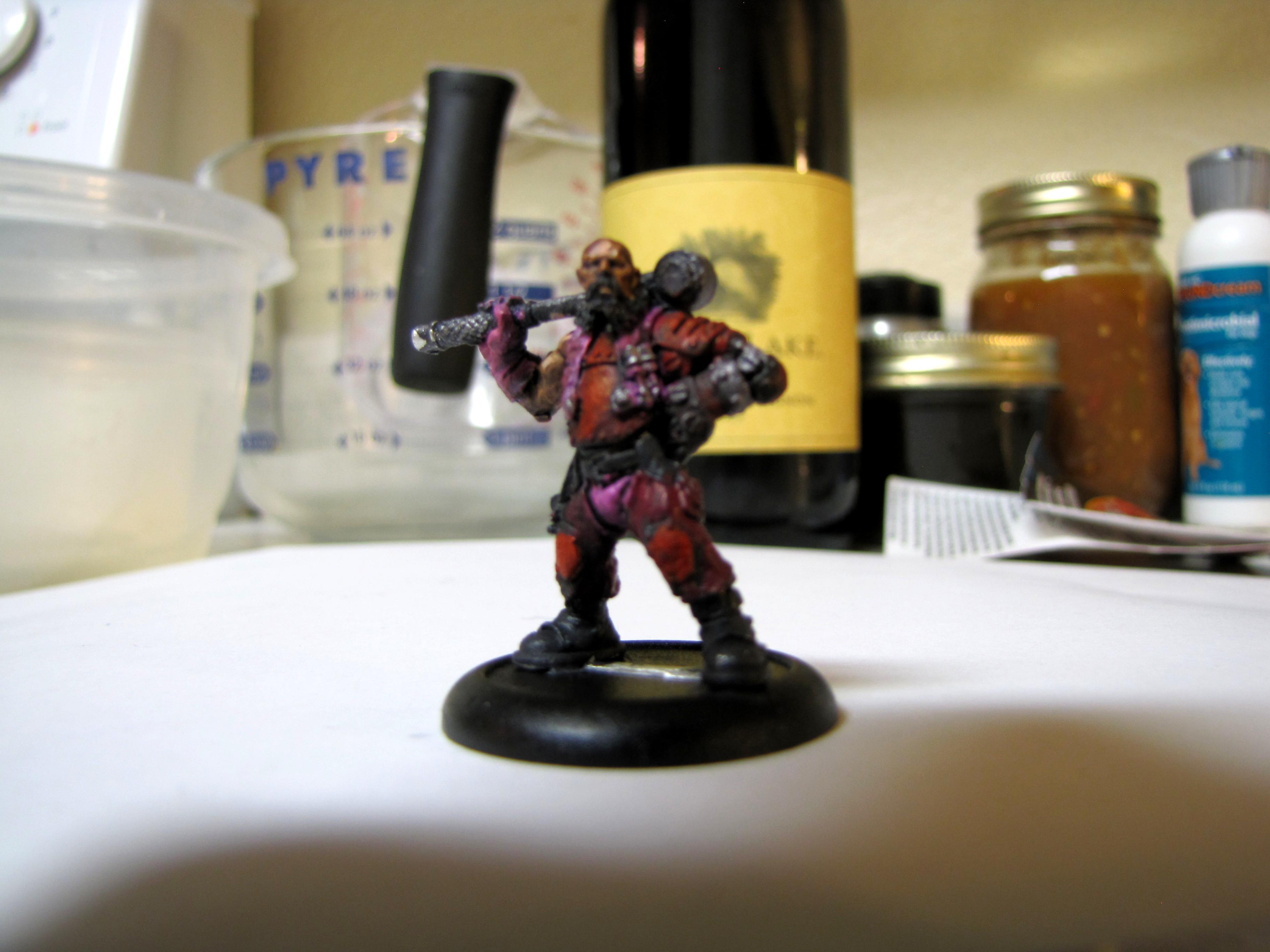 Khador, Warmachine, Battle Mechanik Leader