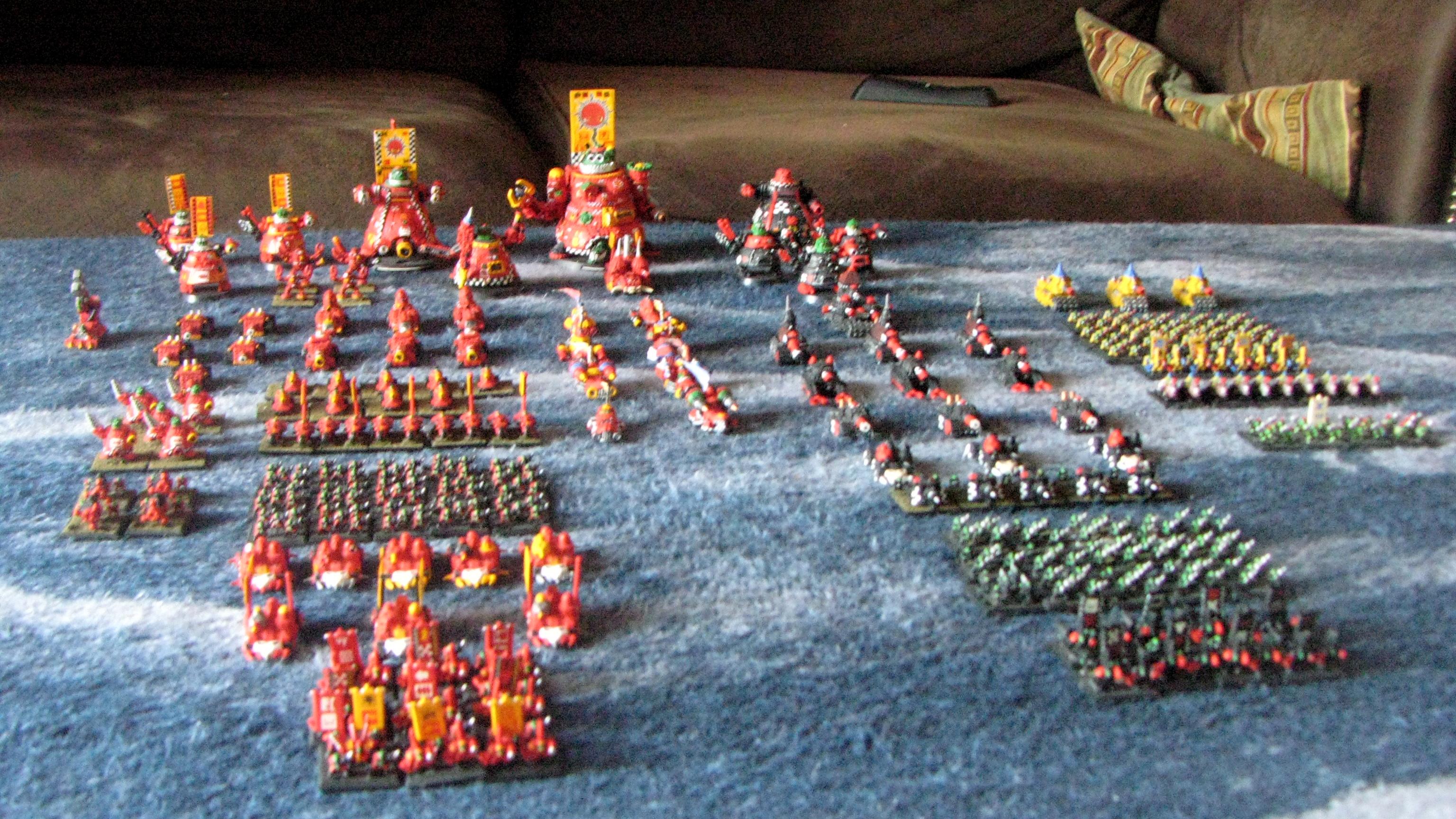 Epic 40k, Epic 40k Orcs, Evil Sunz, Gargant, Goffs, Orcs, Snakebites
