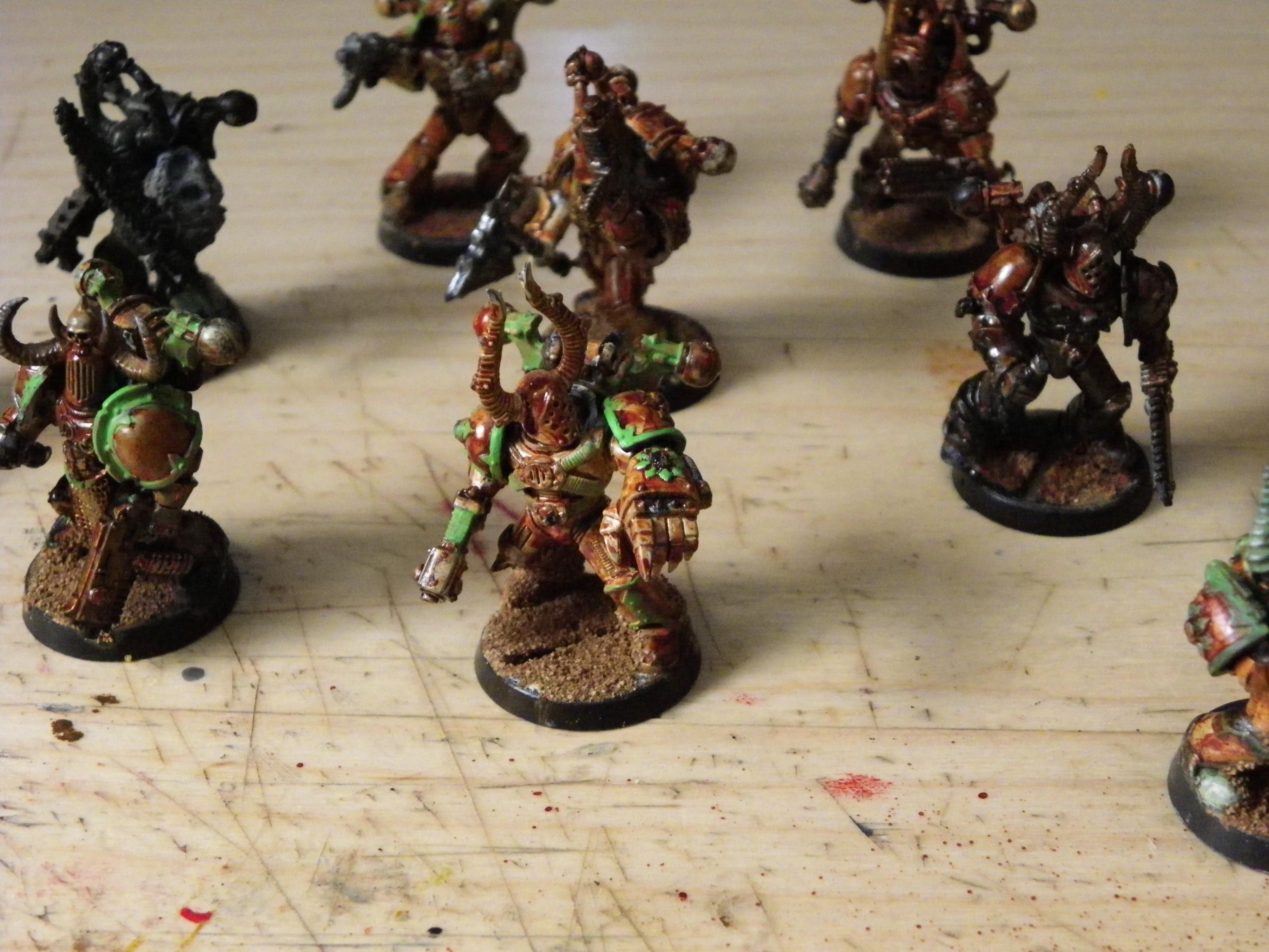 Nurgle, Plague Marines, Work In Progress