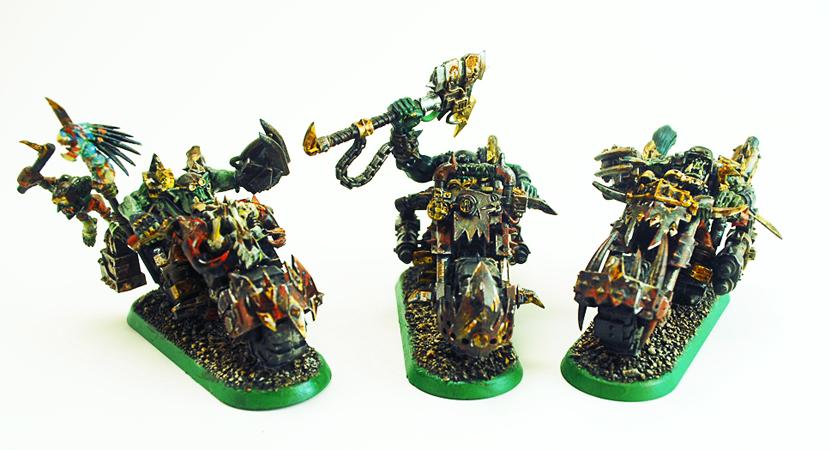 Boy, Koptas, Nob, Orks, Painting, Trukk, Warbikers, Warboss