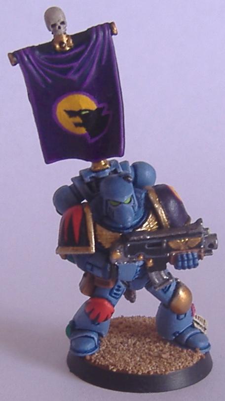 Space Marines, sealfin's third Space Wolf (front)