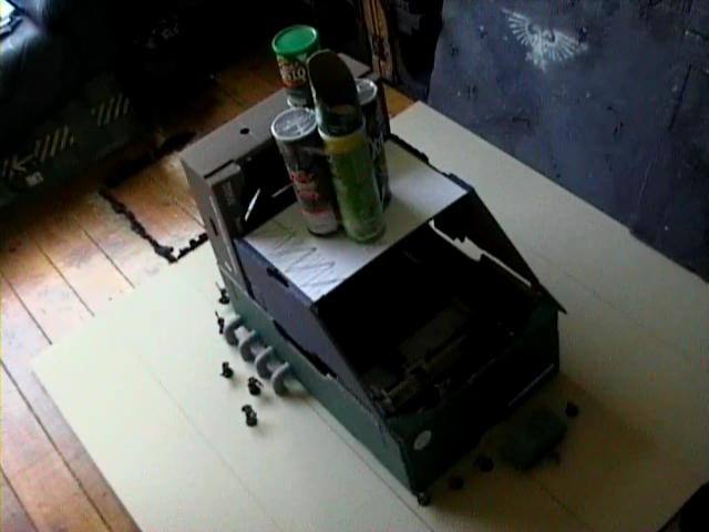 showing relative size and open back where glass will go