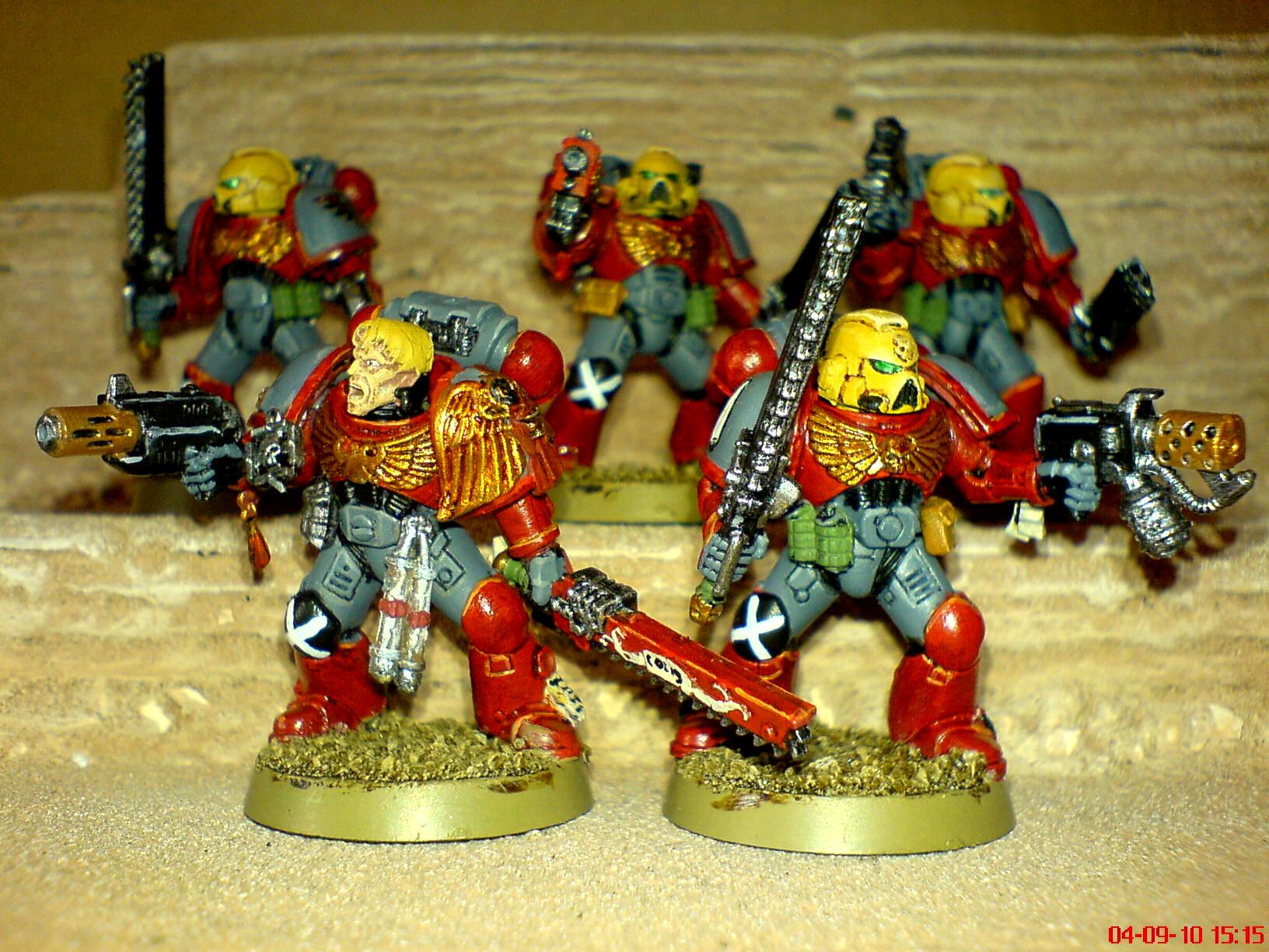 Assault Squad, Blood Angels, Blood Wraiths, Power Armour, Space Marines, Successors