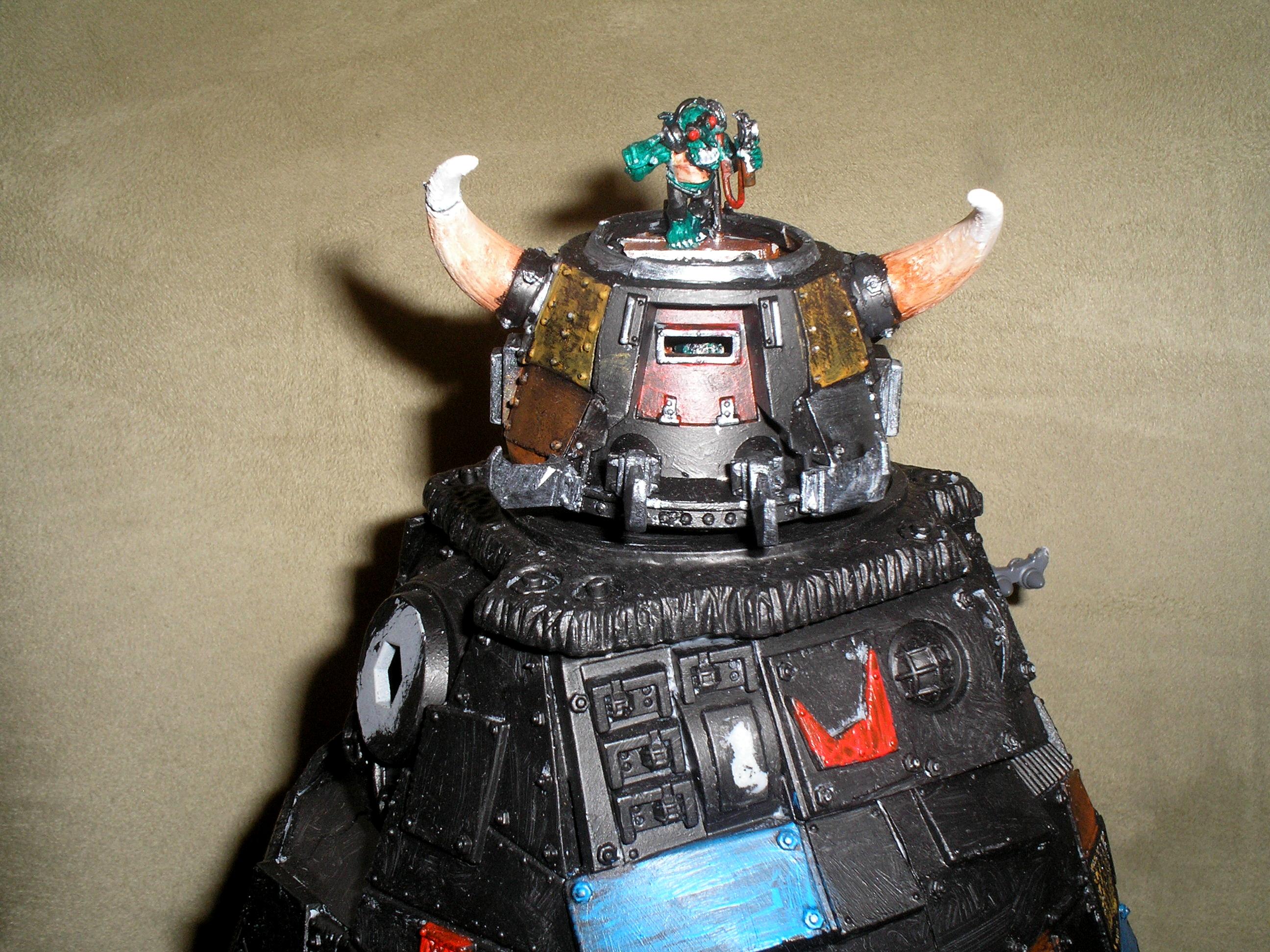 Orks, Stompa, Mart painted head 1