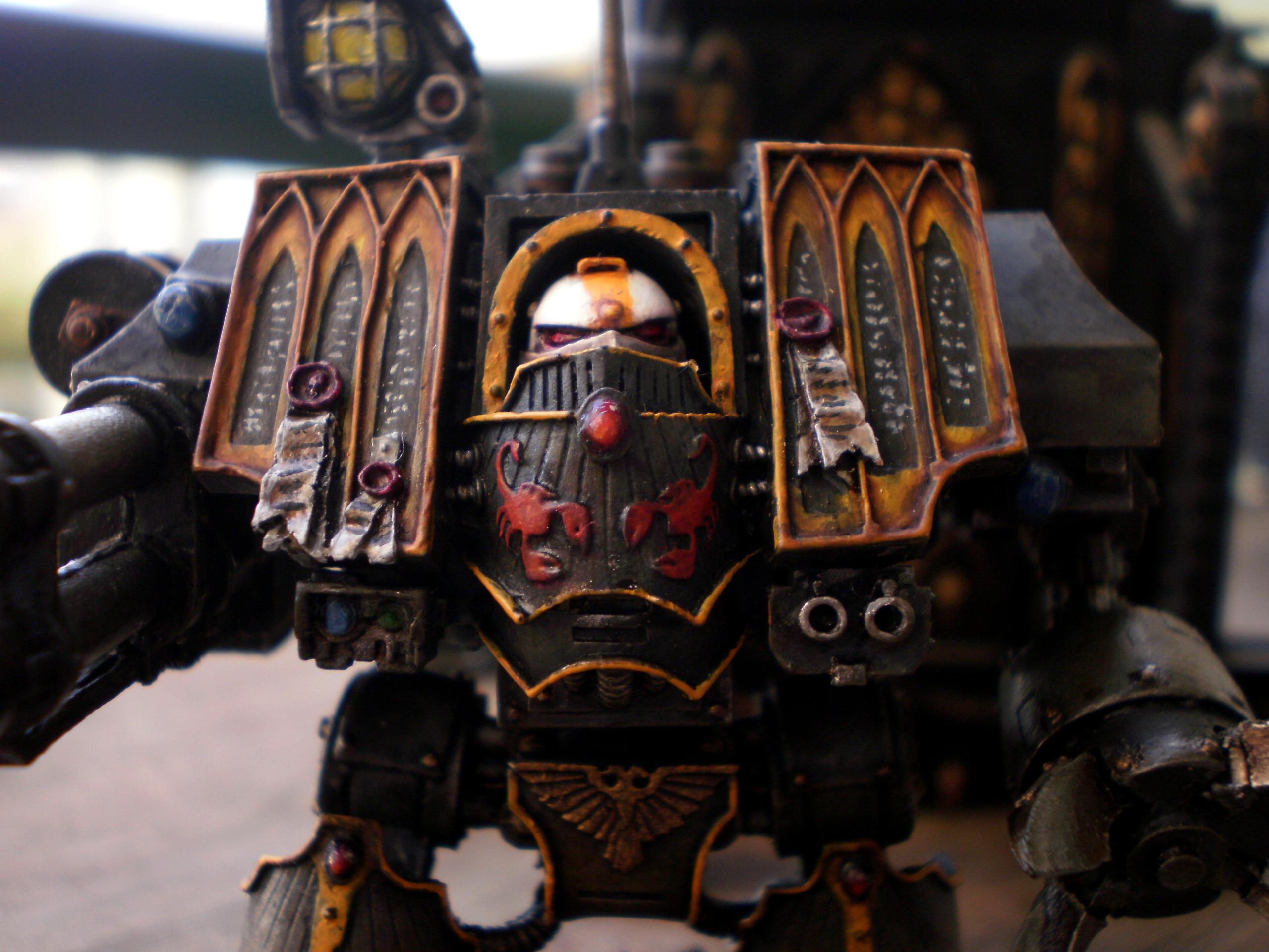 Dreadnought, Red Scorpions, Space Marines, Warhammer 40,000