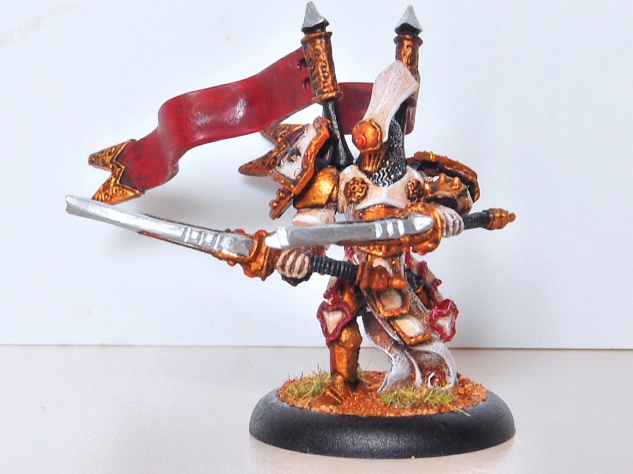 Hordes, Knight Exemplar, Pom, Protectorate Of Menoth, Senechal, Solo, Warmachine
