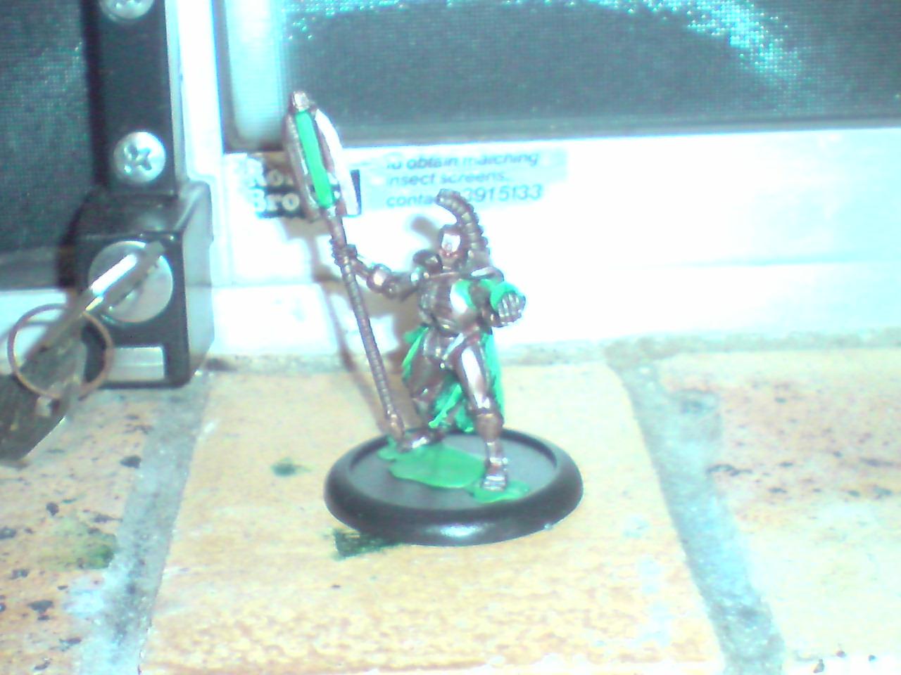 Necron lord rebased and about to re-prime/paint
