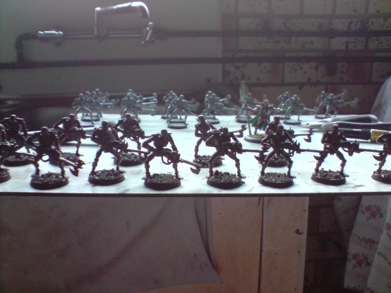 Necron warriors primed 