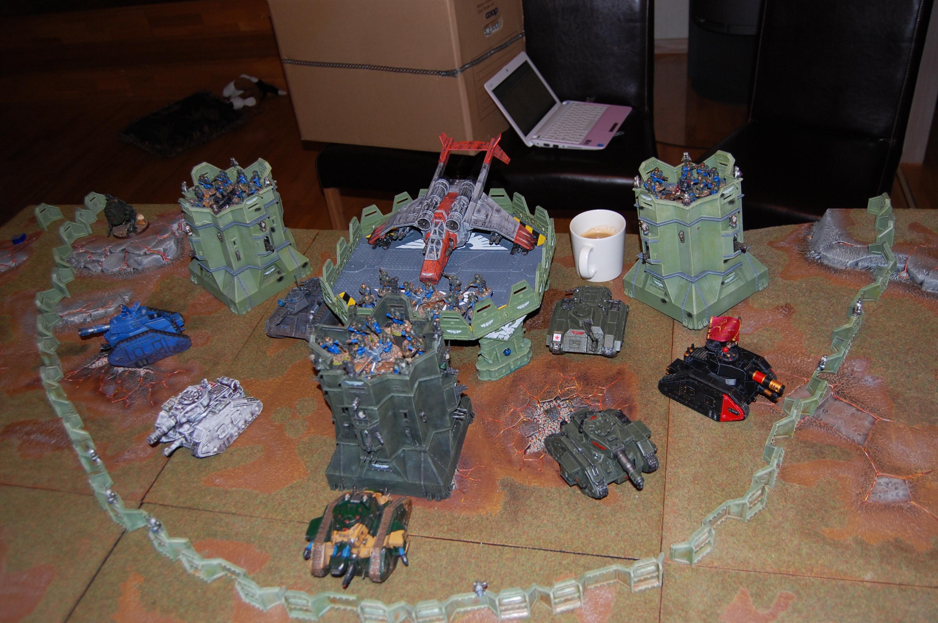 Guards Deployed Reverse, Imperial Guard, Planetstrike, Tyranids