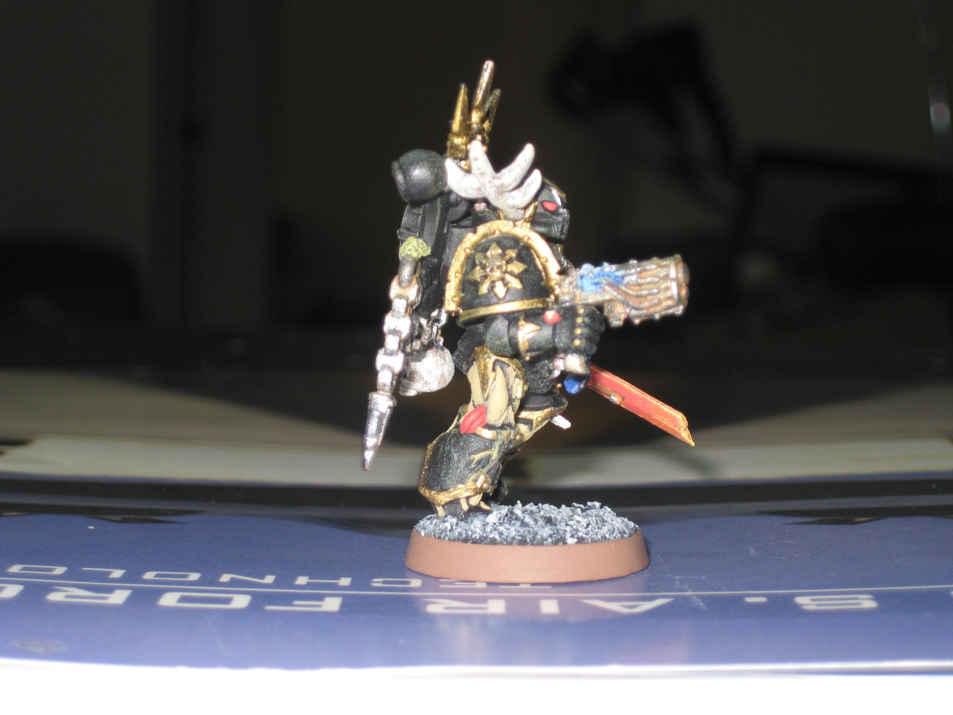 Aspiring Champion, Black Legion, Chaos Space Marines, Custom, Nurgle, Plague Marines, Warhammer 40,000