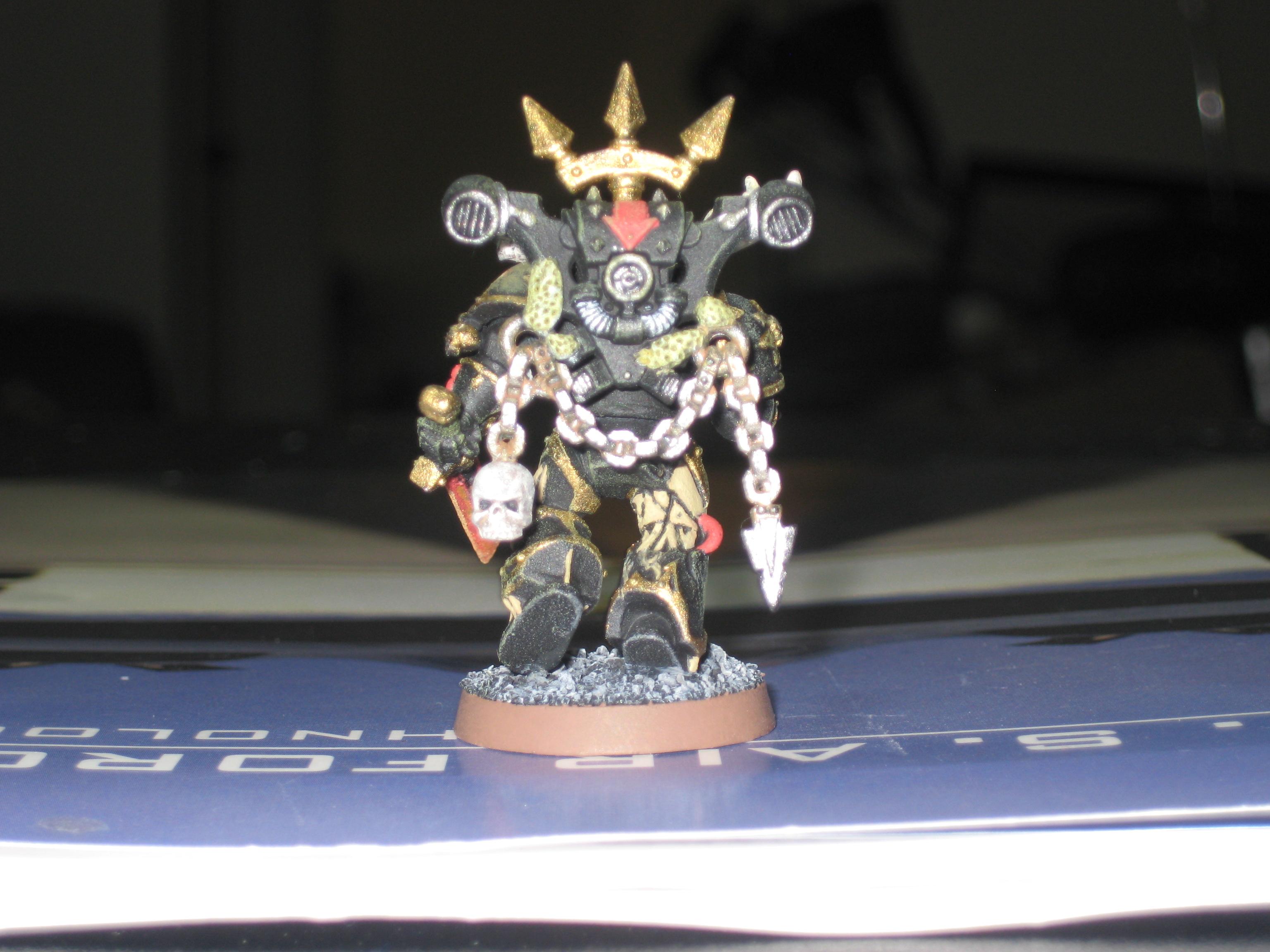 Aspiring Champion, Chaos Space Marines, Custom, Nurgle, Plague Marines, Warhammer 40,000