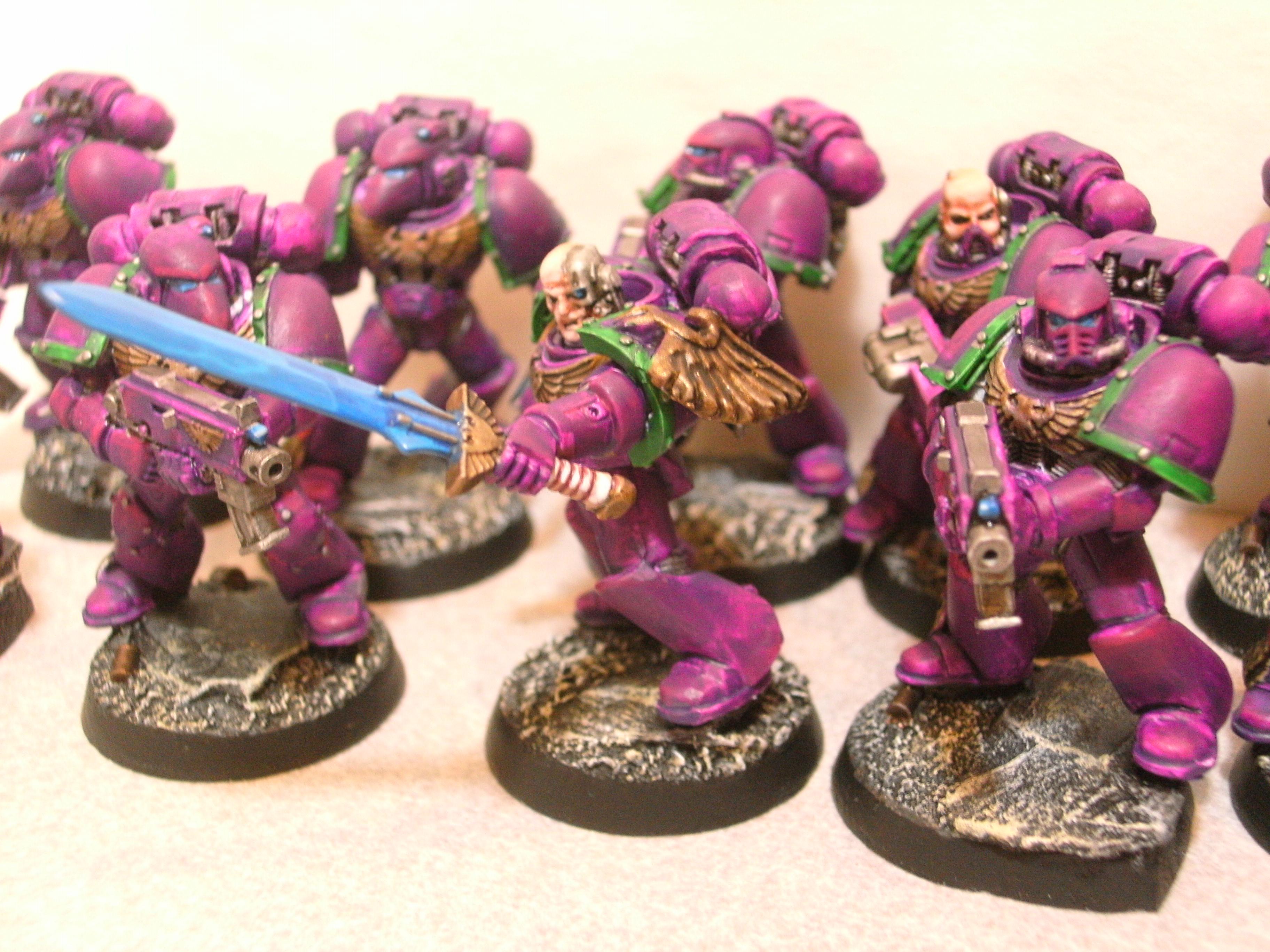 pic of the squad. The wings were GS molded and then shaved down and had some extra sculpted onto them