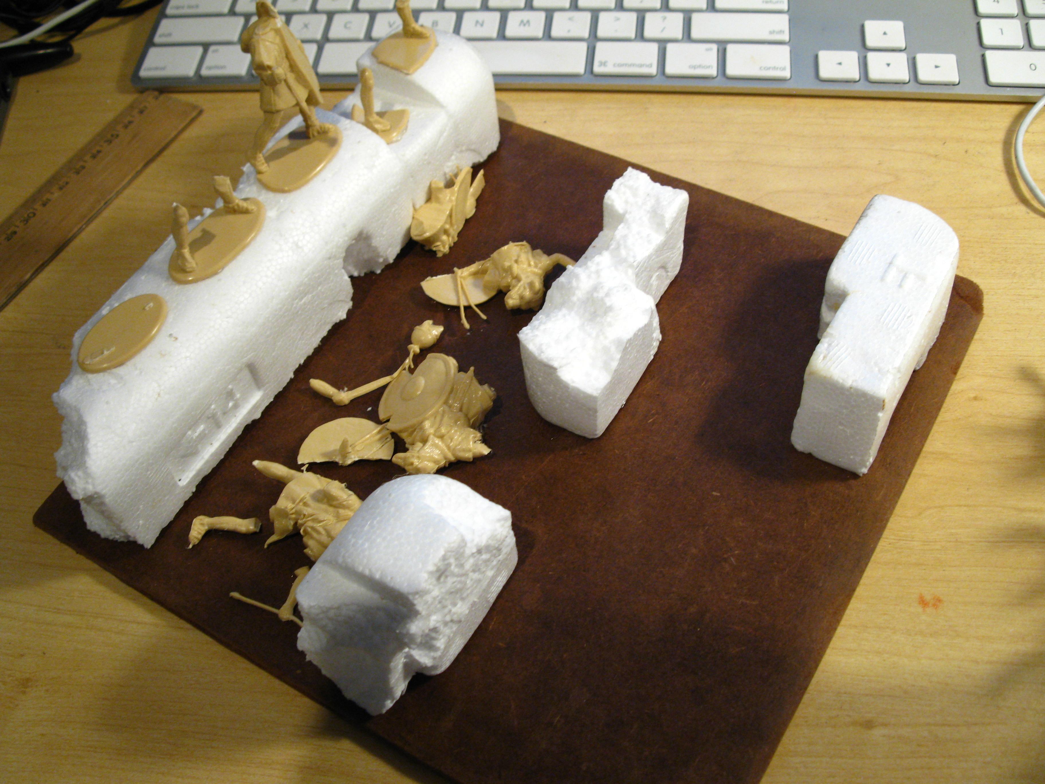 Ruins, Statues, Terrain
