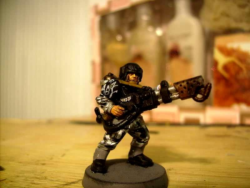 Cadians, Flame Trooper, Imperial Guard