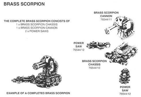 Epic brass scorpion