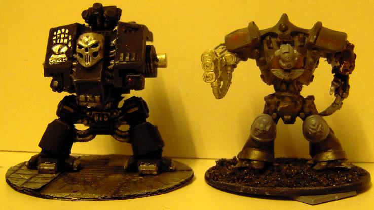 Chaos, Chaos Space Marines, Comversion, Dreadnought, Dreadnoughts Conversion, Grey Knights, Hellbrute, Nurgle, Space Marines