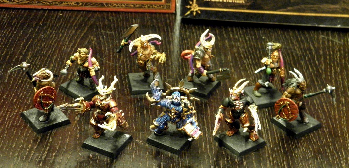 Beastmen, Chaos, Conversion, Cult Of The Possessed, Henchmen, Marauders, Mordheim, Mutant, Possessed, Warband