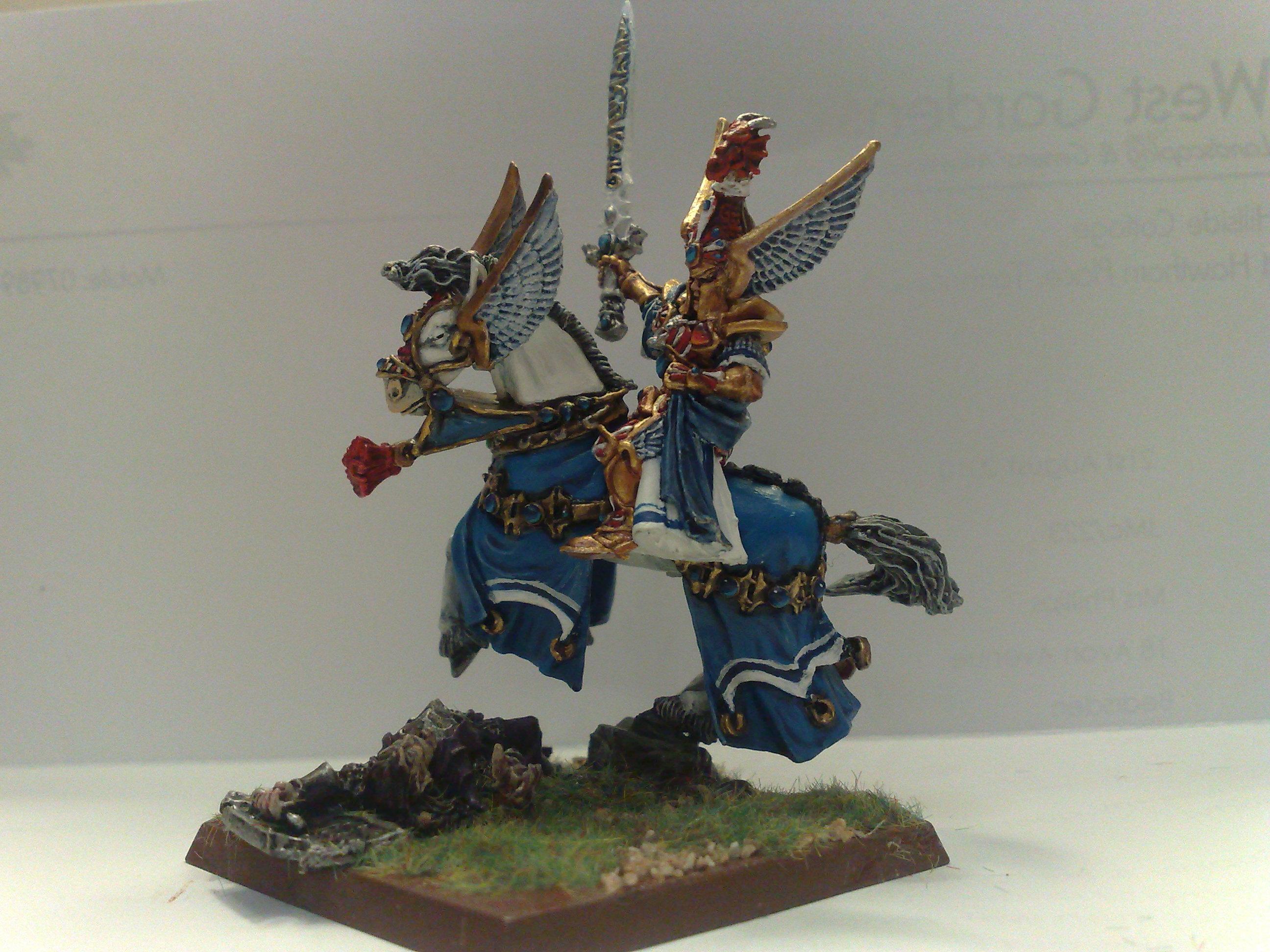 Champion, Defender, General, High Elves, Horse, Metallic, Mount, Tyrion, Ulthuan, Warhammer Fantasy, Wfb