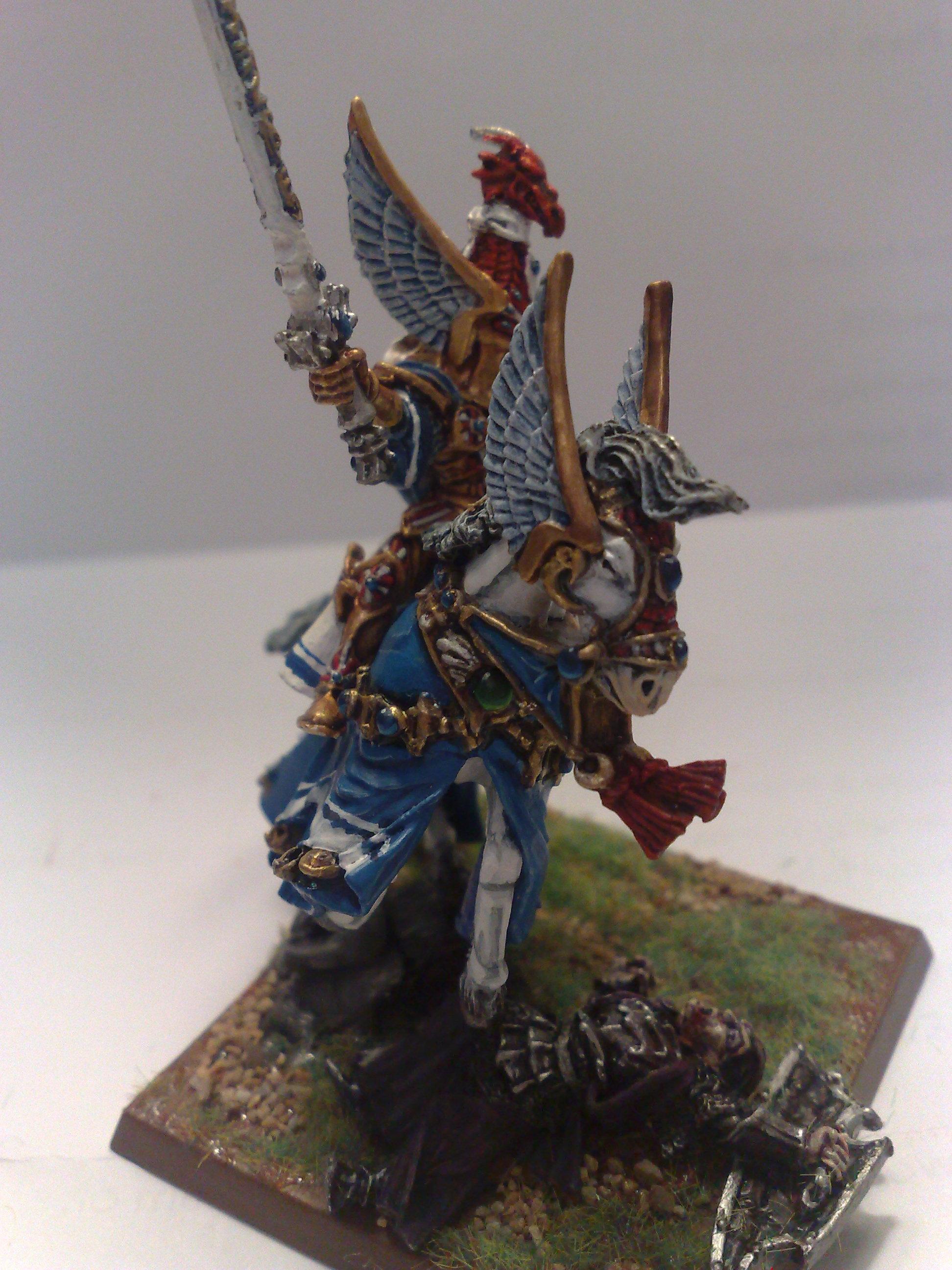 Champion, Defender, General, High Elves, Horse, Metallic, Mount, Tyrion, Ulthuan, Warhammer Fantasy, Wfb