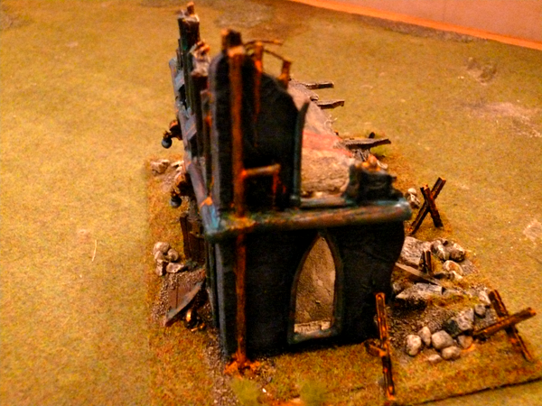 Adeptus, Adeptus Arbites, Built, House, Ruin, Scratch, Squad, Terrain