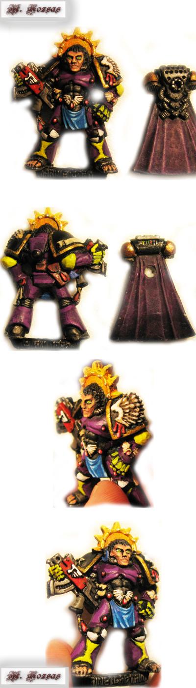Captain, Hawk Lord, Old, Rare, Space Marines, Strip Painted
