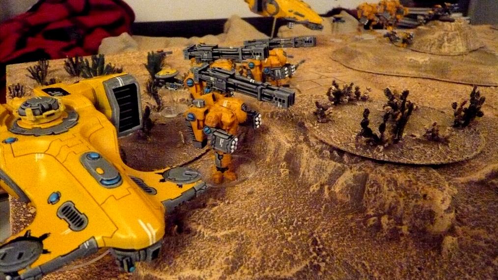 Eldar, Tau, Tau start shooting