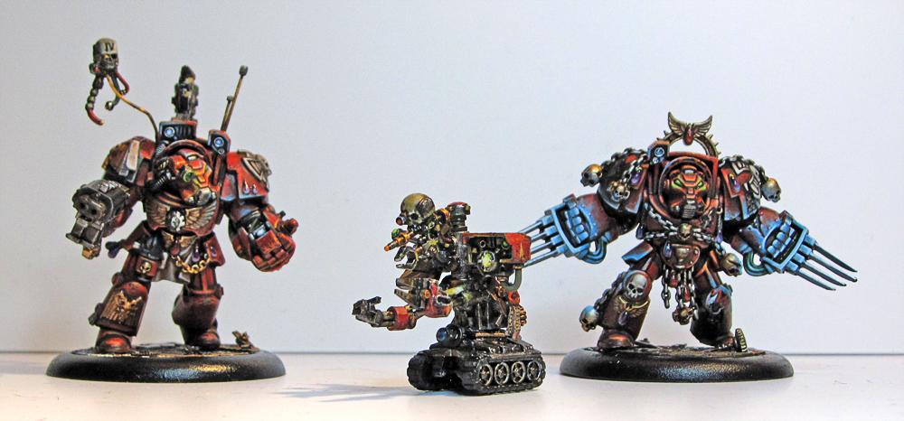 Space Hulk Terminators Claudio and Omnio, with C.A.T