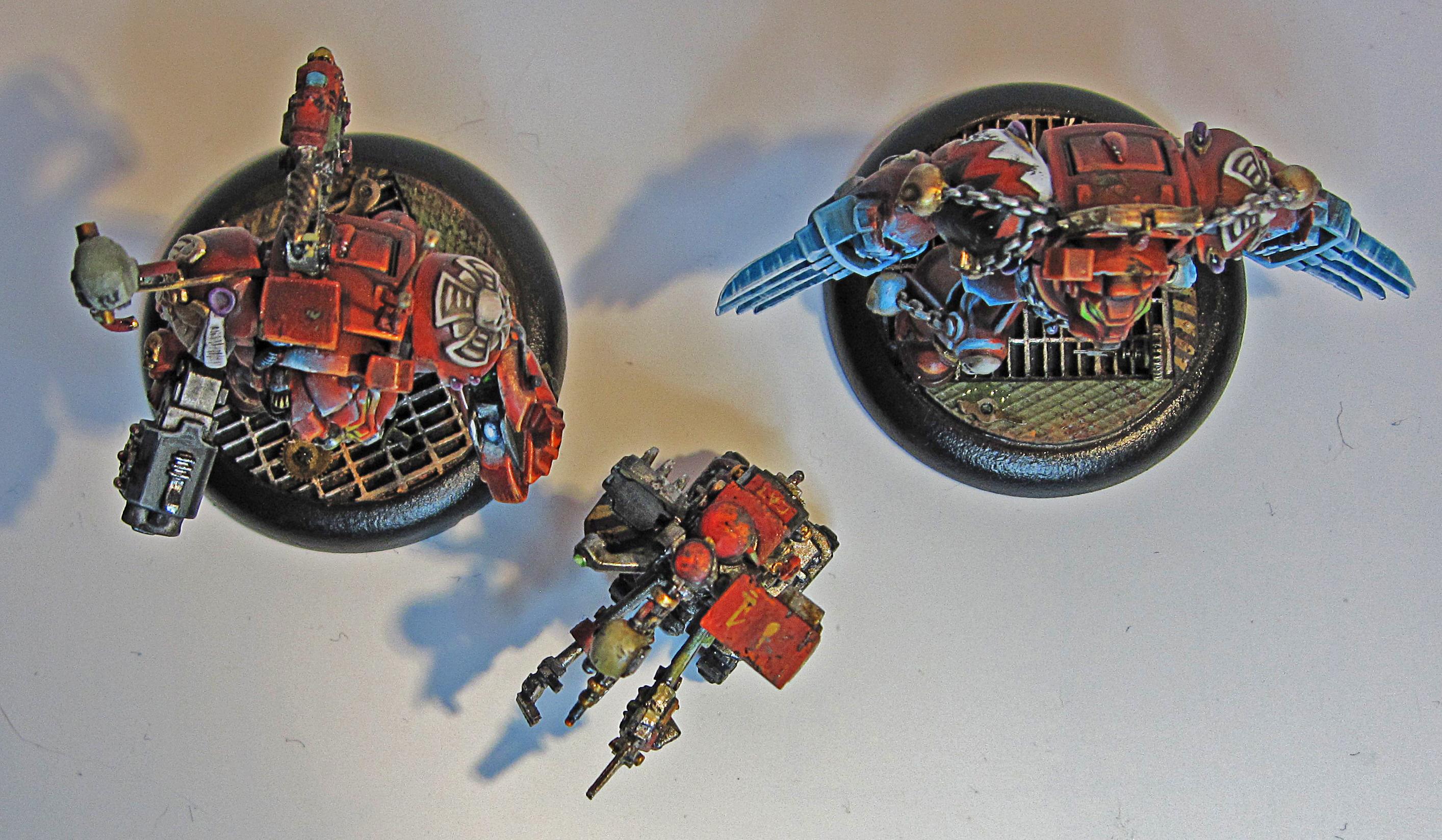 Space Hulk Blood Angel Terminators Claudio and Omni with C.A.T