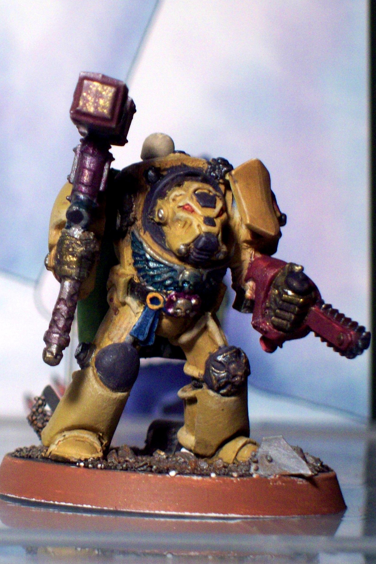 Chainfist, Nifty, Space Marines, Terminator Armor, Thunder Hammer