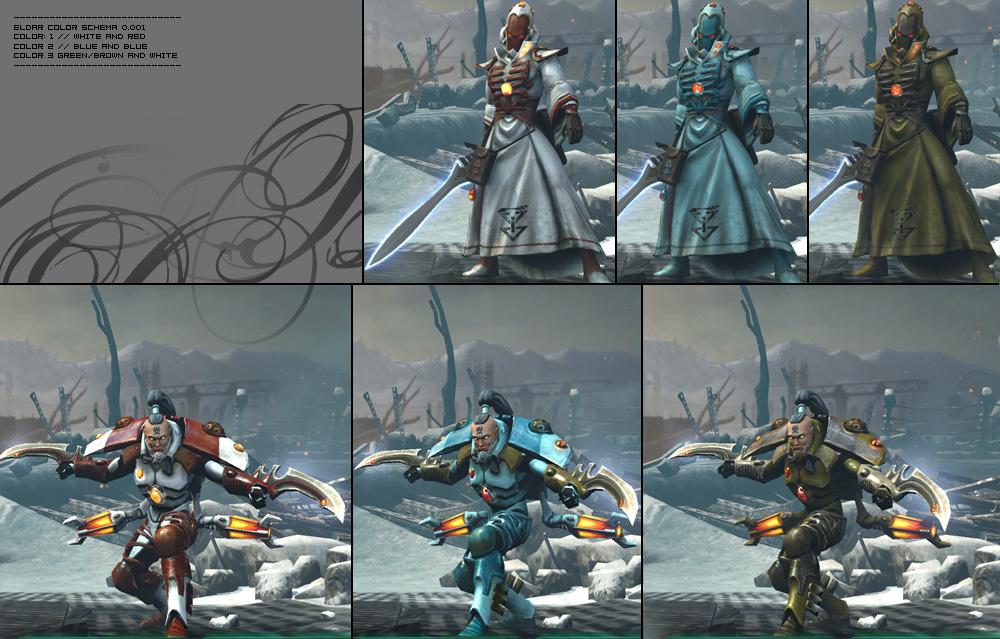 Eldar, Eldar colors