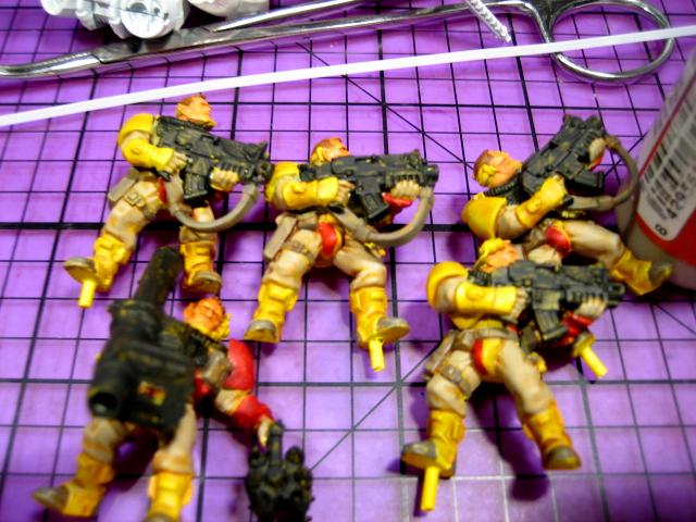 Howling Griffons, Space Marines, Work In Progress