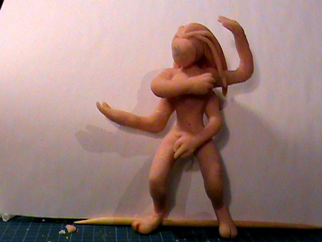 Daemons, Gerater Deamon, Keeper Of Secrets, Sculpting, Slaanesh, Super Sculpey