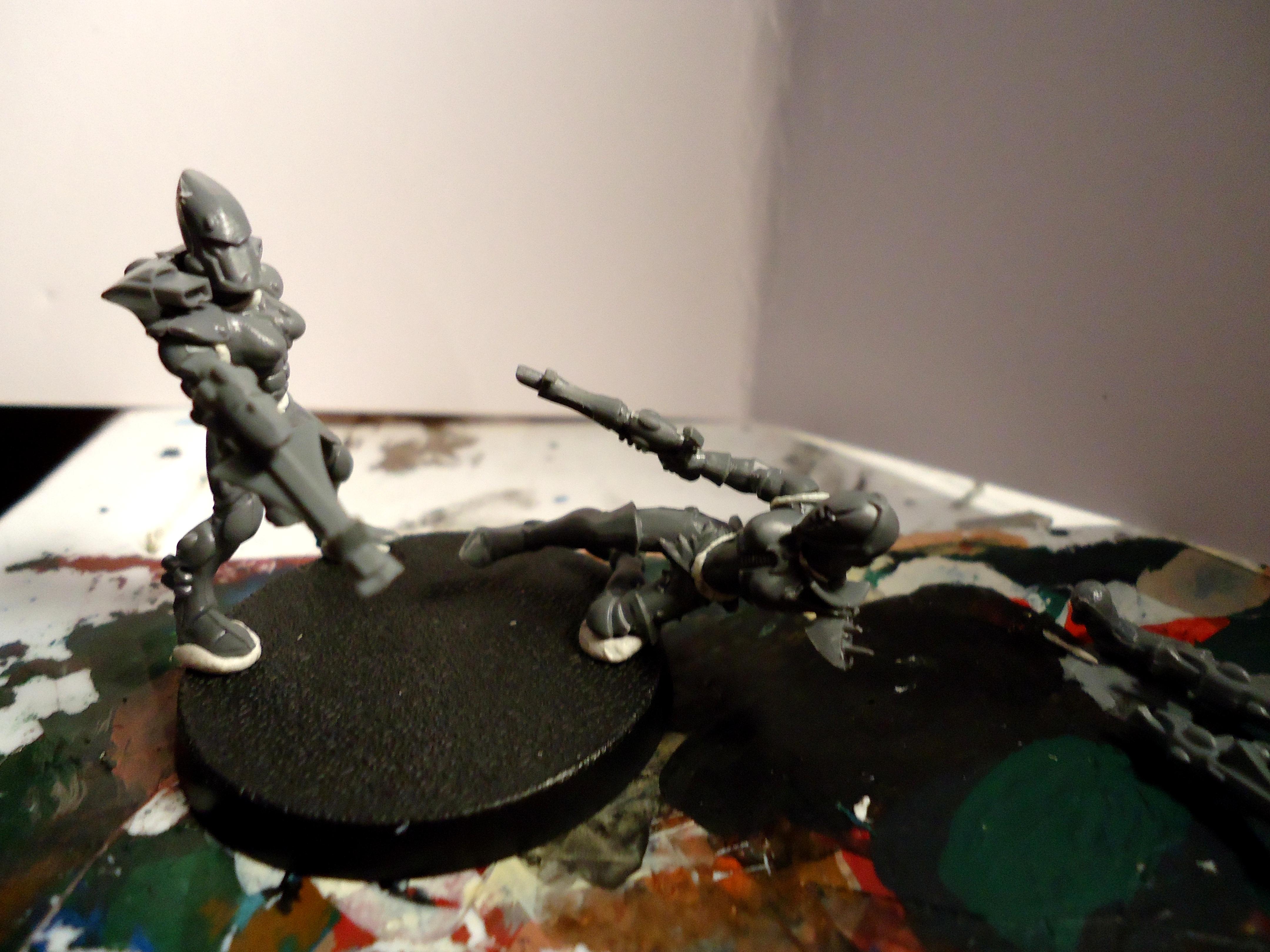 Dark Eldar, Wych, Dark eldar wych thing other side WIP