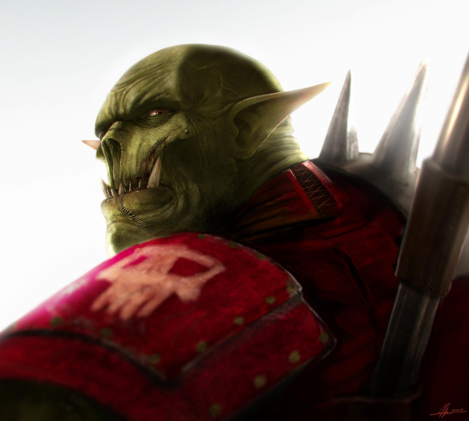 Orks, Warboss, Warhammer Fantasy