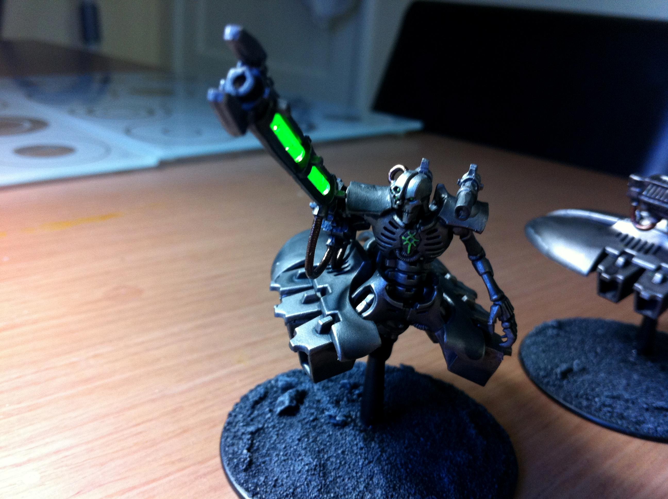 Metallic, Necron Heavy Destroyer, Warhammer 40,000