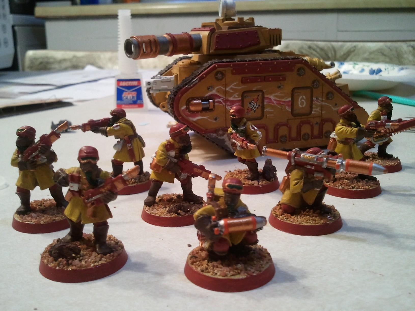 Freehand, Imperial Guard, Leman Russ, Missile Launcher, Steel Legion